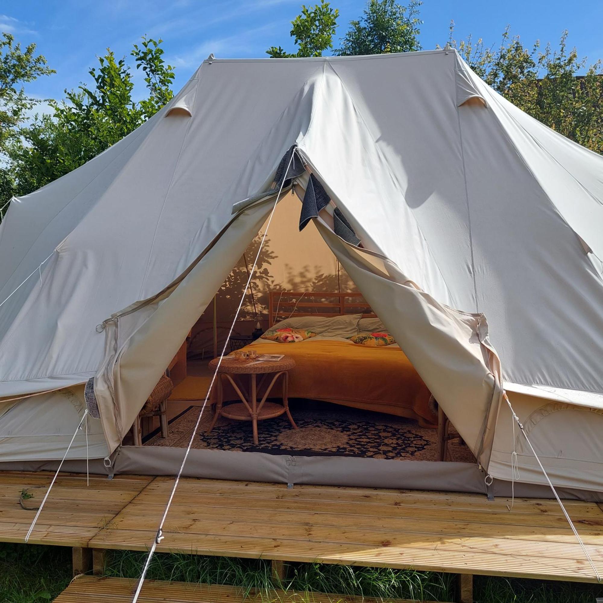 Bell Tent Glamping Essenhof Aagtekerke Buitenkant foto